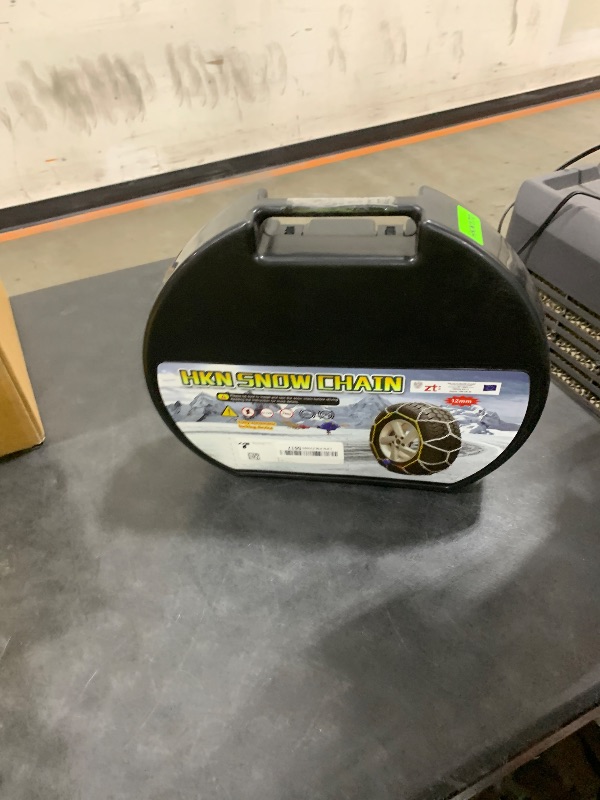 Photo 1 of Auto Tightening Snow Chains Tire Chains For Cars Suv Pickup Trucks - Auto Tightening 1 Min Quick Fit AND Easy Installation, Reusable Universal Emergency Traction Snow Chains - Set of 2?HKN170?