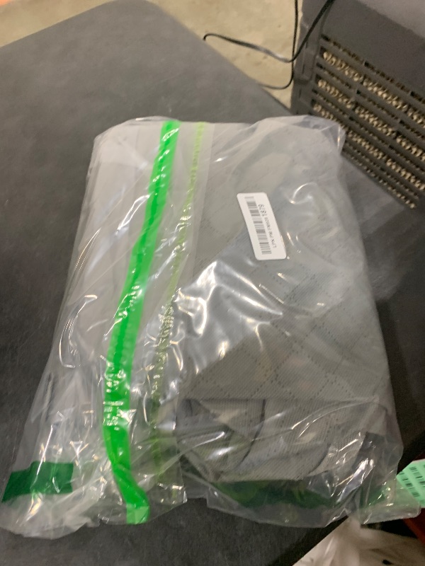 Photo 1 of 105L Extra Large Storage Bags for Blankets, King Comforters, Bedding, Clothes, Pillows, Sheets - Closet Organizers and Storage with 4 Handles & Clear Window, Foldable & Breathable (Grey, 2pack)