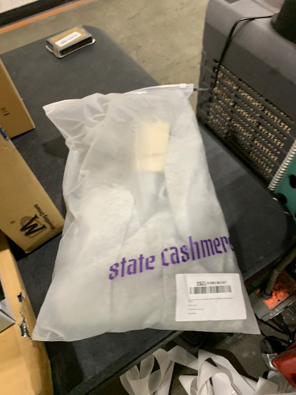 Photo 1 of State Cashmere Lightweight Mid-Thigh Cashmere Cardigan 100% Pure Cashmere Sweater Cashmere Wraps for Women (Pale Charcoal, Large)