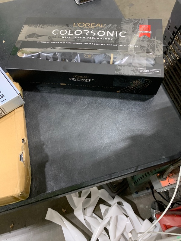 Photo 1 of L'Oreal Paris Colorsonic Permanent Hair Dye Coloring Device for Root Touch Up, All Over Color, and Gray Coverage, Mistake-Free Application (Hair Color Cartridge Sold Separately)