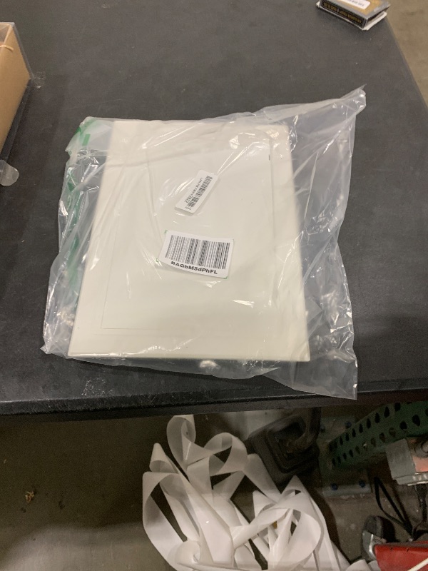 Photo 1 of Teqooza 8x12 inch Plastic Access Panel for Drywall Ceiling Reinforced Plumbing Wall Access Doors Opening Flap Cover Plate Removable Hinged 20cm x 30cm, White