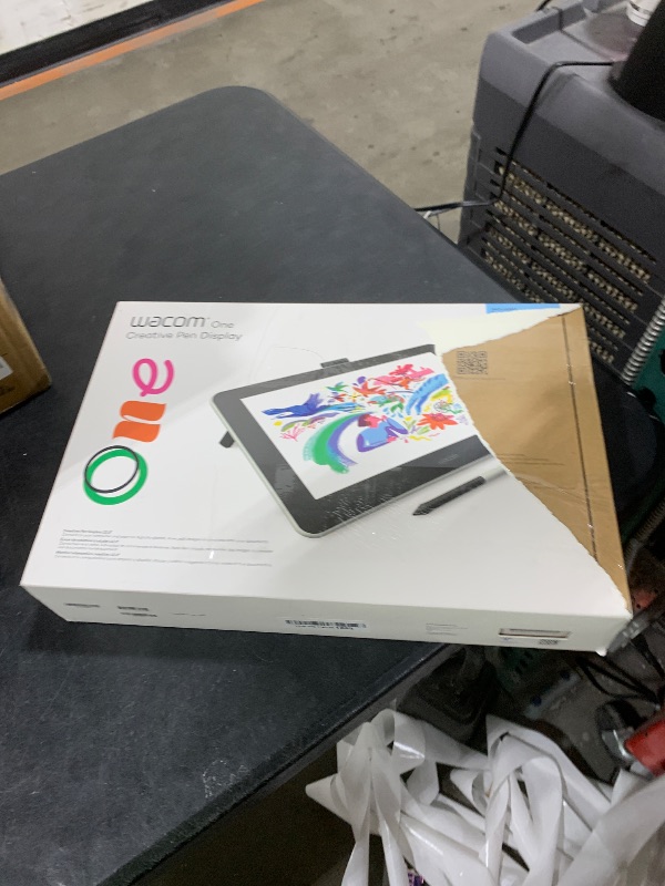 Photo 1 of Wacom One HD Creative Pen Display, Drawing Tablet with Screen, 13.3" Graphics Monitor; Works with Mac, PC & Chromebook, Photo/Video Editing, Drawing & Education Old Gen (2019)
