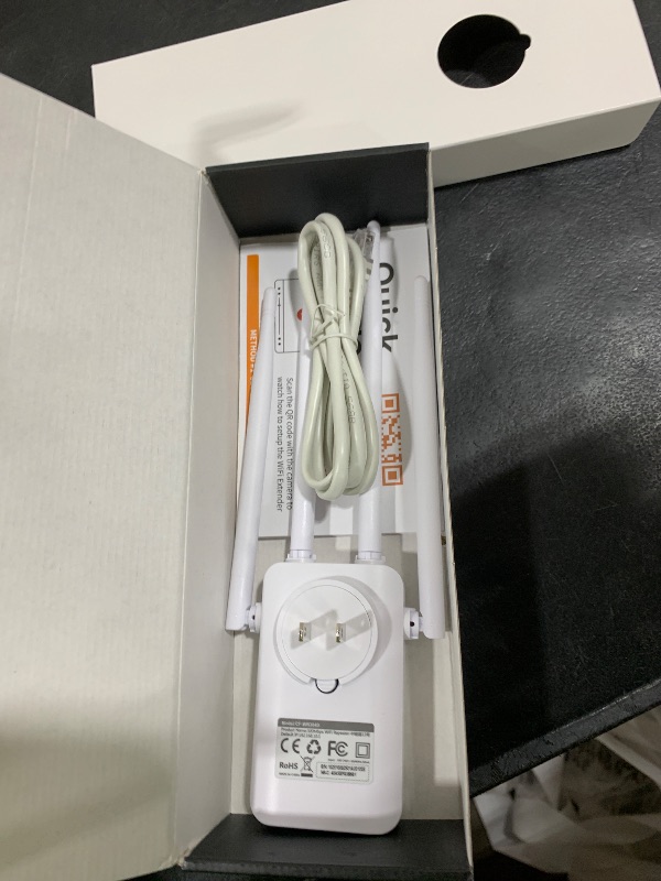 Photo 1 of 2026 WiFi Extender Internet Booster, 10000 Sq.ft Long Range Repeater Wireless Routers Amplifier, Mesh Wi-Fi 80% Faster | Broader Than Ever, Support More Network Devices at Home, 1-Tap Setup