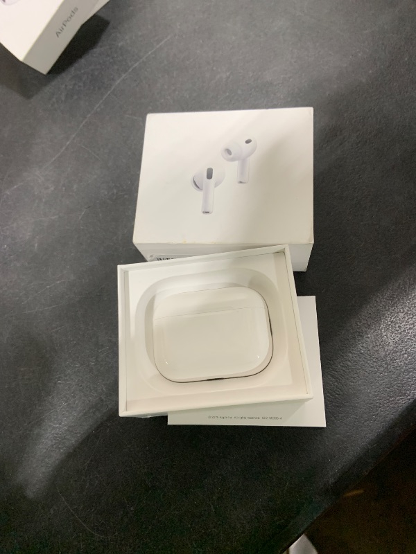 Photo 1 of Apple AirPods Pro 3 Wireless Earbuds, Active Noise Cancellation, Live Translation, Heart Rate Sensing,Hearing Aid Feature,Bluetooth Headphones,Spatial Audio, High-Fidelity Sound, USB-C Charging, White