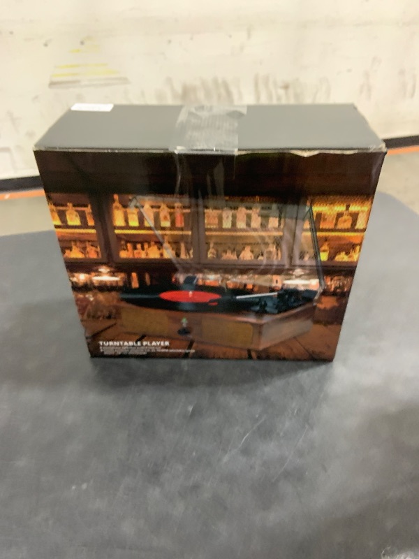 Photo 1 of Vinyl Record Player Wireless Turntable with Built-in Speakers and USB Belt-Driven Vintage Phonograph Record Player 3 Speed for Entertainment and Home Decoration