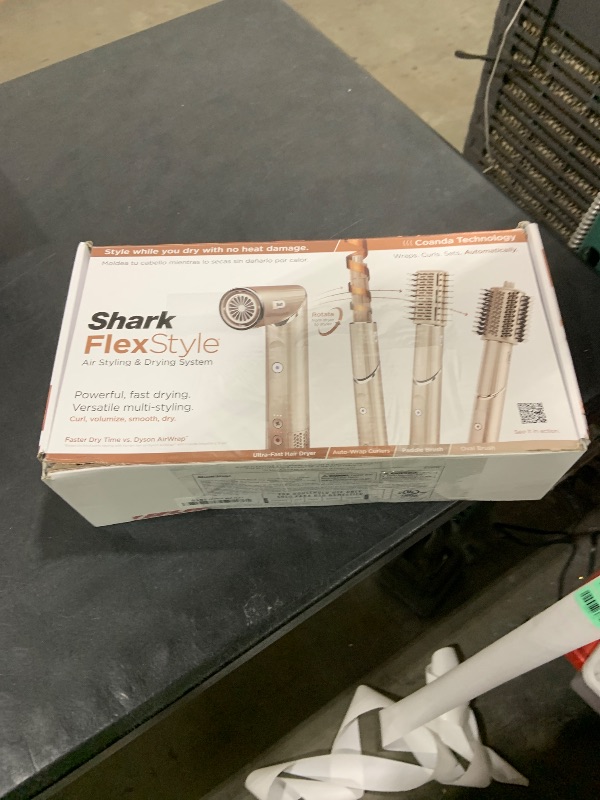Photo 1 of Shark HD430 FlexStyle Air Styling & Drying System, Powerful Hair Dryer Brush & Multi-Styler with Auto-Wrap Curlers, Paddle Brush, Oval Brush, Concentrator Attachment, Stone