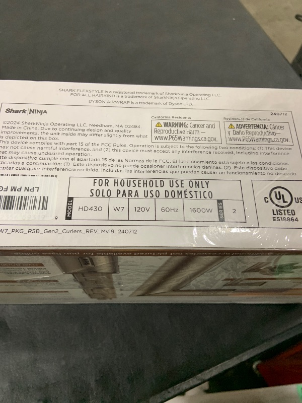 Photo 1 of Shark HD430 FlexStyle Air Styling & Drying System, Powerful Hair Dryer Brush & Multi-Styler with Auto-Wrap Curlers, Paddle Brush, Oval Brush, Concentrator Attachment, Stone