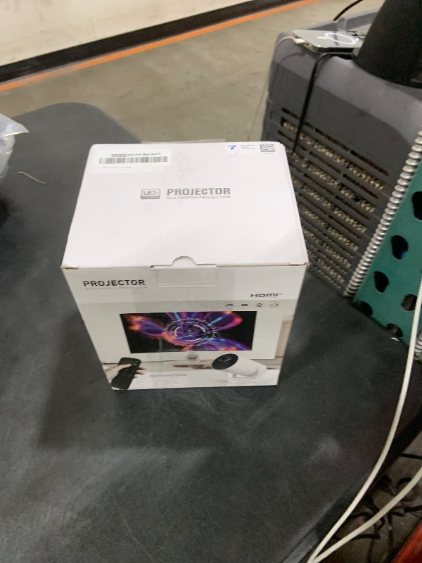 Photo 1 of [Electric Focus]Mini Portable Projector with 4K Support, Bluetooth 5.4 WIFI6, 5watt Sound Base Speaker, 260 ANSI, Android 11, 210° Rotation , Auto Keystone Correction Video Projector HY300 PLUS