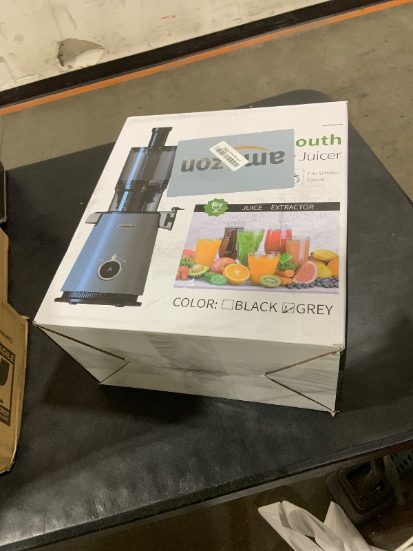 Photo 1 of ECOSELF Cold Press Juicer with Wide Mouth Feed Chute, Masticating Juicer Easy to Assemble