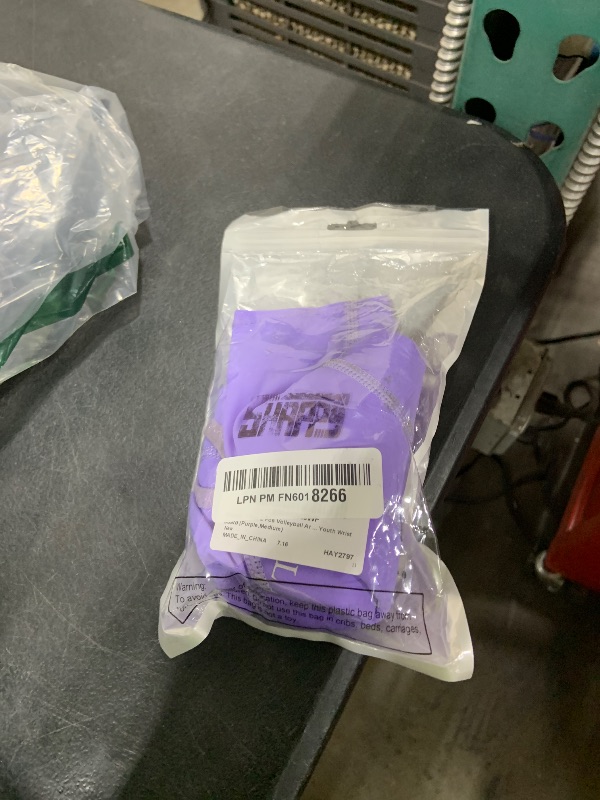 Photo 1 of Shappy 2 Pcs 2 Pcs Volleyball Arm Sleeves Forearm Sleeves Volleyball Arm Pads for Boys Girls Teen Youth Wrist Guard (Purple,Medium)