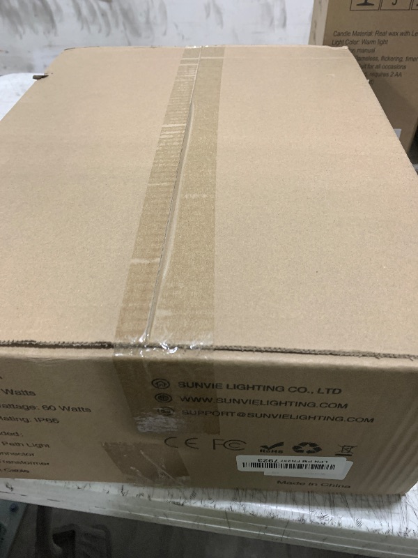 Photo 1 of SUNVIE All-In-One LED Low Voltage Landscape Lighting Kit, 8-Pack Pathway Lights with Transformer and 100FT 16/2 AWG Wire, 3000K Waterproof Landscape Path Lights with Connectors for Walkway Garden Yard