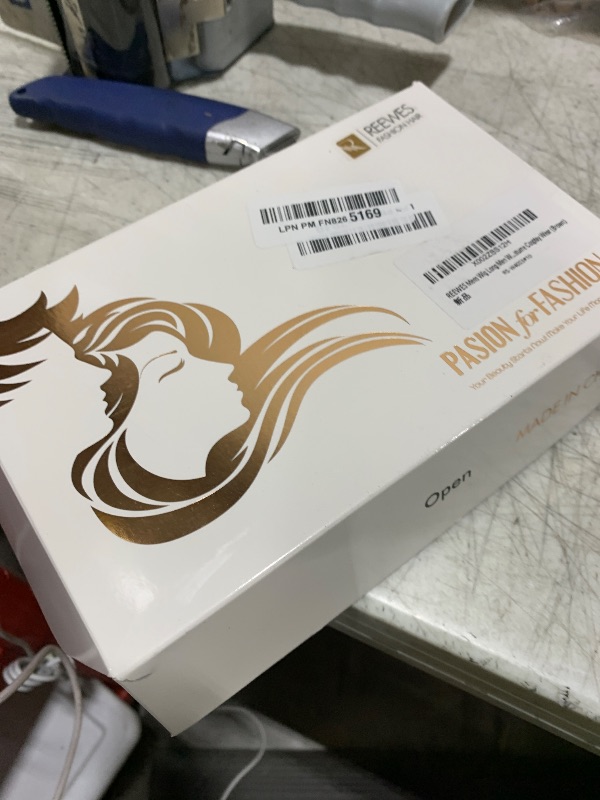 Photo 1 of REEWES Men's Long Curly Wave Layered Hair Wig with Cap - Flame Red, Synthetic, Natural Hair for Male Daily Party Costume Cosplay Wear (Brown)