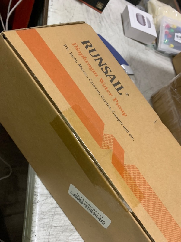 Photo 1 of [Upgraded Version] 12V DC Self-Priming Diaphragm Water Pump,30-70 PSI Continuously Adjustable,6.0GPM Water Flow,RV Fresh Water Pump with Automatic Pressure Switch for RV, Yacht, Camper