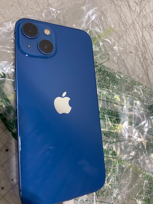 Photo 1 of Apple iPhone 13, 256GB, Blue - Unlocked (Renewed)
