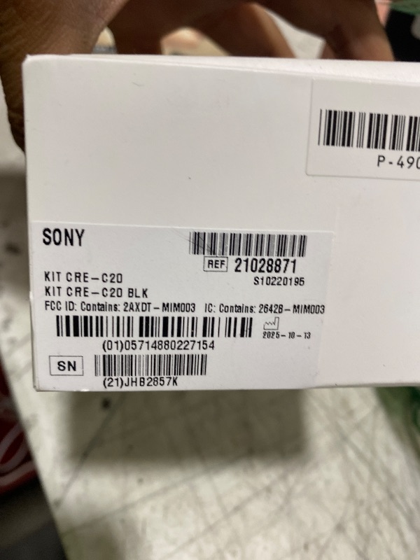 Photo 1 of Sony CRE-C20 Self-Fitting OTC Hearing Aids for Mild to Moderate Hearing Loss, Prescription-Grade Sound Quality, Compact Virtually Invisible Design, Customizable App, and Rechargeable Battery