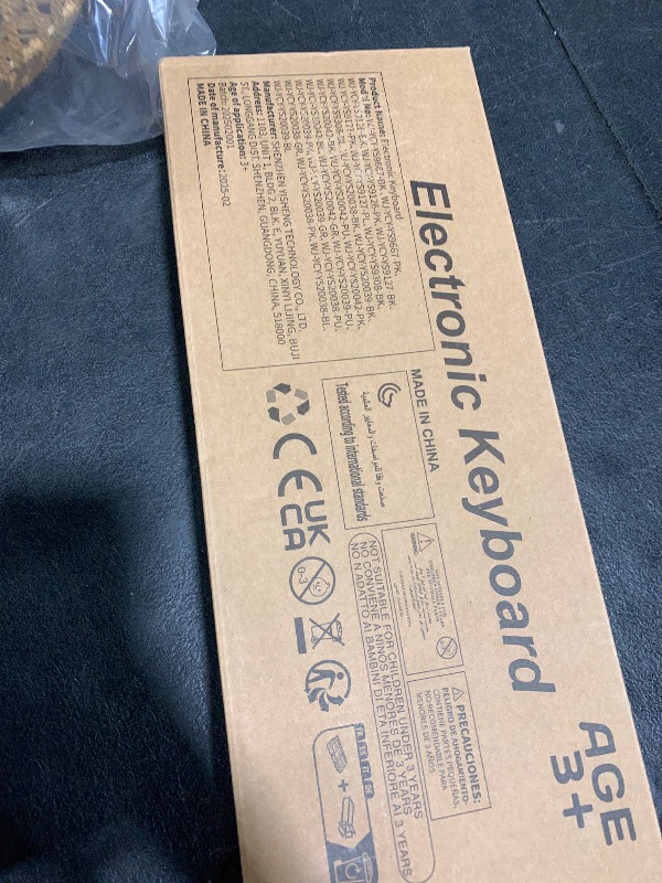 Photo 1 of Upgraded Kids Piano Keyboard – 37 Keys Toddler Keyboard with Microphone Learning Instrument Musical Toys for 3 4 5 6 Boys Girls Birthday Gift, Black