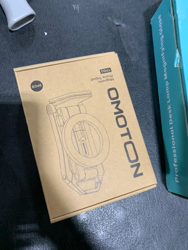 Photo 1 of [2 Pack] OMOTON 360°Rotating for MagSafe Tripod, Adjustable Aluminum Magnetic Phone Tripod for iPhone 17/16/15/14 Pro Max Air, Foldable Cell Selfie Stick Fits Vlog, Gym, Travel Essentials