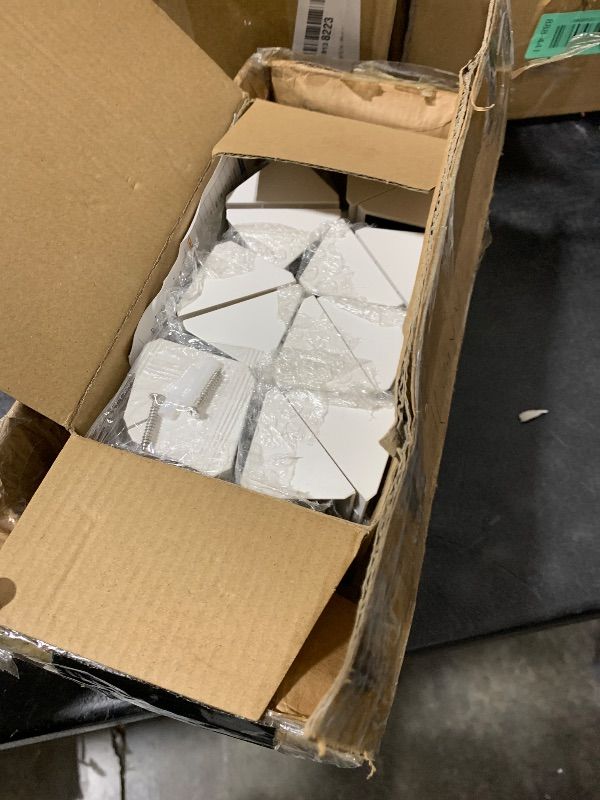 Photo 1 of Solar Yard 4-Pack Outdoor Wall Lights, Light Fixture, LED Exterior Lighting fixtures for Outside, Front Porch Lights, Waterproof Wall Sconce Lantern Lamp for House, Patio, Doorway, Entryway, Square