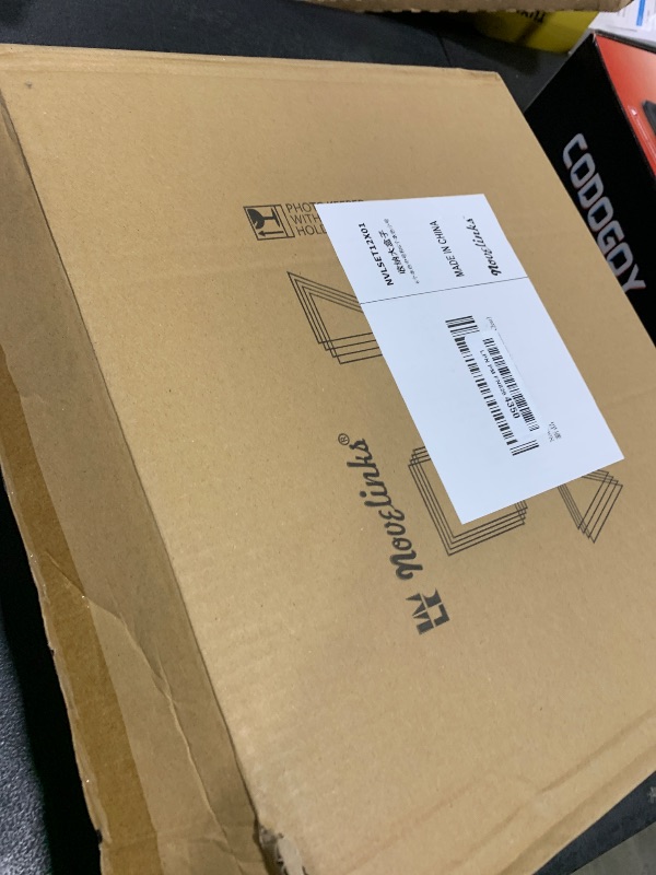 Photo 1 of **DAMAGED** novelinks Stackable Plastic Clear Storage Box Containers with Latching Lid - Art Craft Supply Organizer Storage Containers for Pencil Box,Crayon, Jewelry (6 Pack Medium+6 Pack Small-Clear)