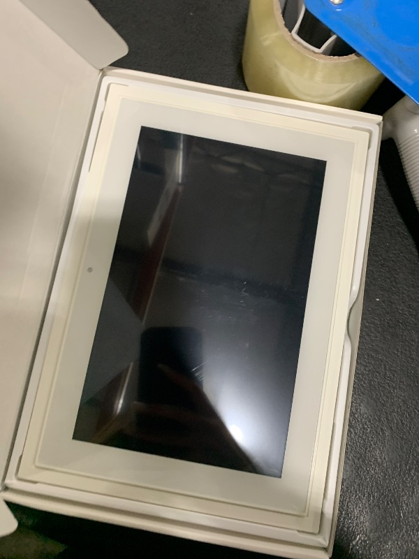 Photo 1 of Digital Calendar 10.1 Inch Wall Planner Touch Screen WiFi Smart Electronic Planner with Third-Party Calendar Sync, Chore Tracker, Meal Plan Family Digital Picture Frame Gift for Mom Women