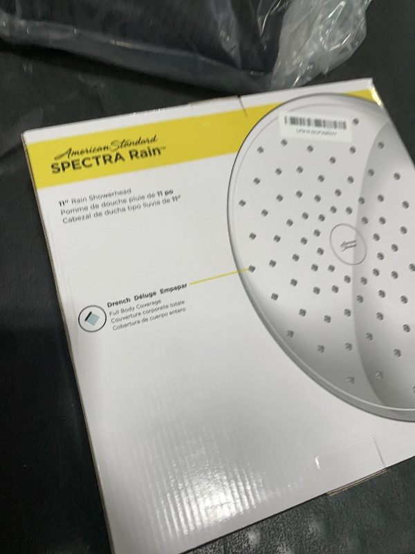 Photo 1 of American Standard 9038001.243 Spectra Single Function Rain Showerhead, Matte Black