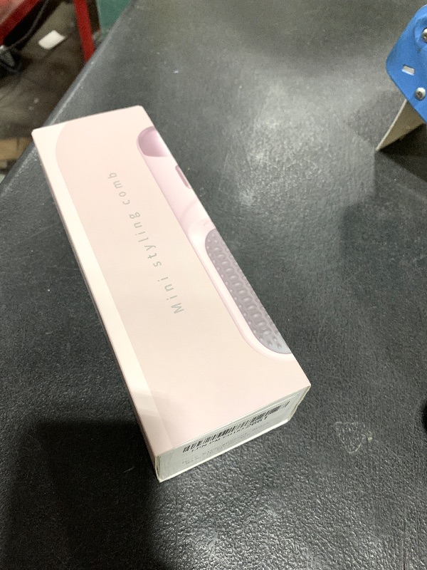 Photo 1 of Go Brush Pro 2026 Hair Straightener Brush 300 Million Negative Ionic Portable Hair Straightener Comb for Women with 4 Temps Fast Heating MCH Ceramic Coating Smooth Frizz Hair Light Pink