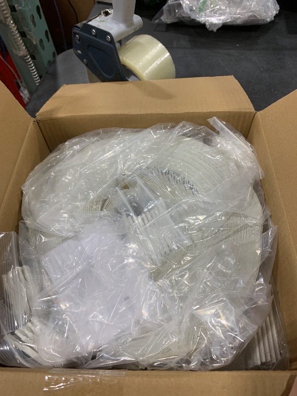 Photo 1 of LazBlinds Room Darkening Vertical Blinds Replacement Slats – Polyester Fabric for Sliding Glass Door, Patio & Windows, 82.5"x3.5", 25 Pack, Beige