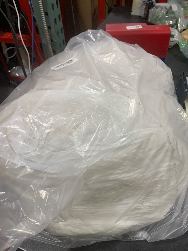 Photo 1 of Mengersi Linen Canopy Bed Curtains,Bed Canopy Curtains Bed Drapes Sheer Curtains for Bedroom Decor (Ivory, King)