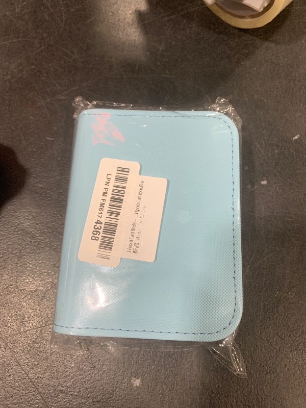 Photo 1 of 1 Pocket Card Binder – Collectible Trading Card Album, Single Card Holder with 20 Pages, Holds 40 Cards, Side-Loading Mini Binder for TCG, MTG, Sports, Baseball, Football, Small Sports Card Book,Blue