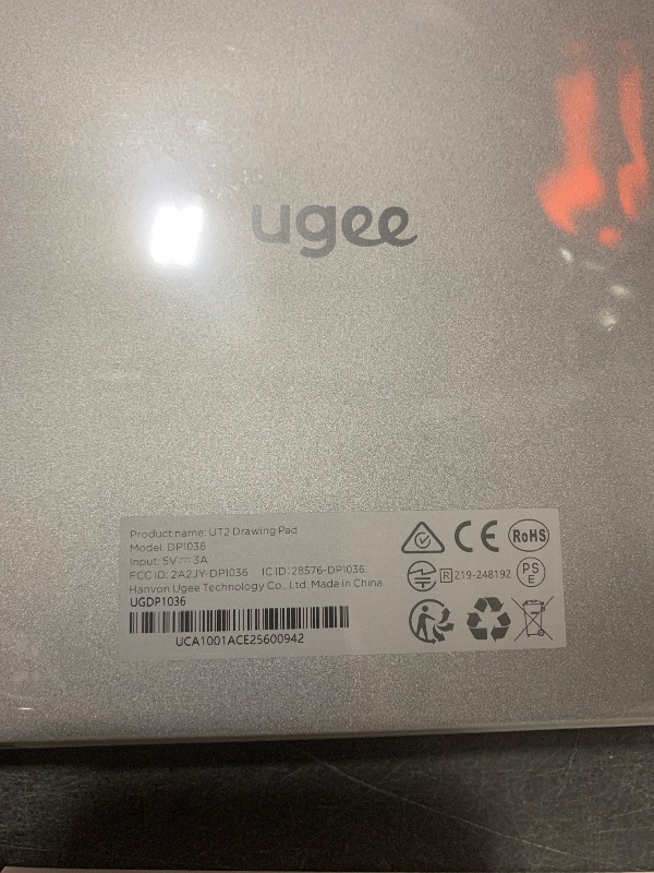 Photo 1 of UGEE Pad Drawing Tablet No Computer Needed,Android 14 tablet drawing Stand for 7000mAh+18W Battery,6GB+128GB Fun Drawing Pad 2K Ultra HD Large Screen with Full-Laminated Screen,Standalone Tablet 10.36