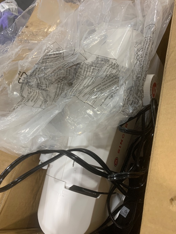 Photo 1 of SINGER M1150 Portable Sewing Machine White – Accessories Included | 16 Stitches, Top Drop-in Bobbin, 4-Step Buttonhole, Free Arm, LED Light | Ideal Sewing Machine for Home Projects