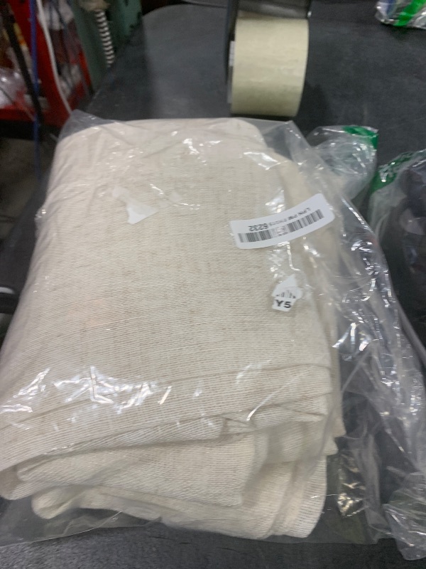 Photo 1 of Cream Sheer Linen Curtains 96 Inch Long for Living Room 2 Panels Back Tab Pocket Soft Natural Light Weight Airy Semi Privacy Linen Sheer Curtains for Bedroom Dining Cottage Urban Decor 8 FT 52x96