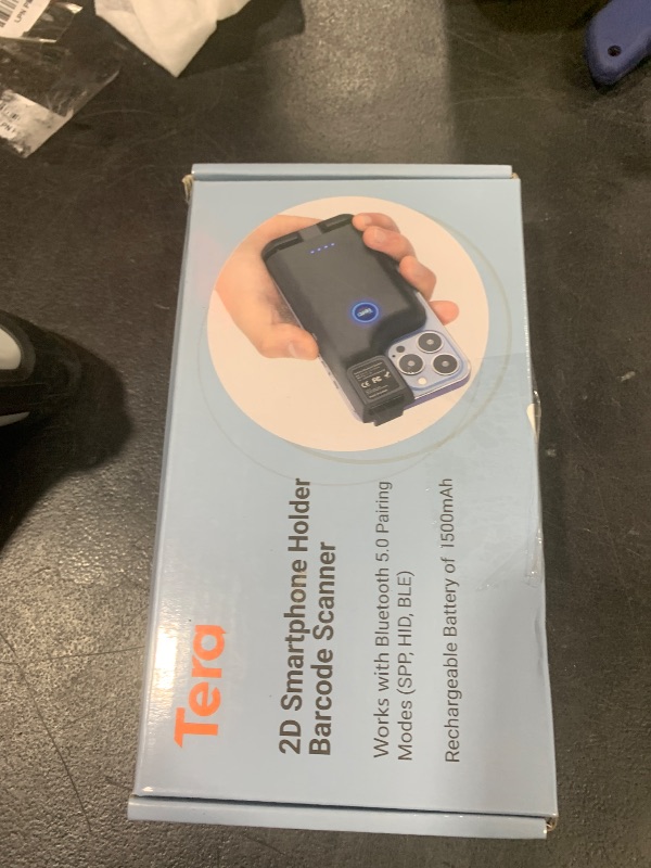 Photo 1 of Tera Wireless 1D 2D QR Barcode Scanner Portable Back Clip 3 in 1 2.4GHz Wireless & USB Wired & Compatible with Bluetooth Mini Pocket Bar Code Reader for Smartphones Android Mac OS Windows 0013