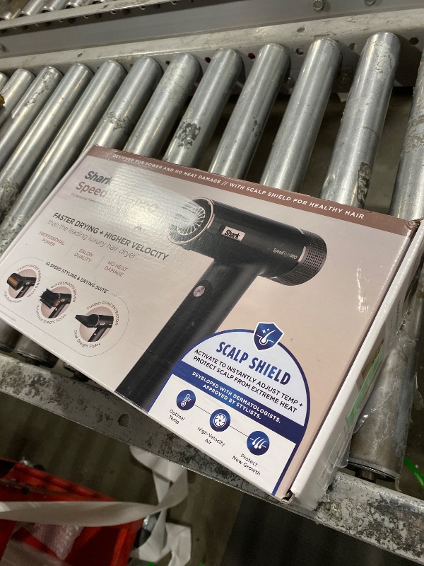 Photo 1 of Shark SpeedStyle Pro Professional Performance High-Velocity Hair Dryer System with Scalp Shield and IQ Speed Styling & Drying Suite, Straight and Wavy Hair, Lightweight, Ionic, No Heat Damage, HD731