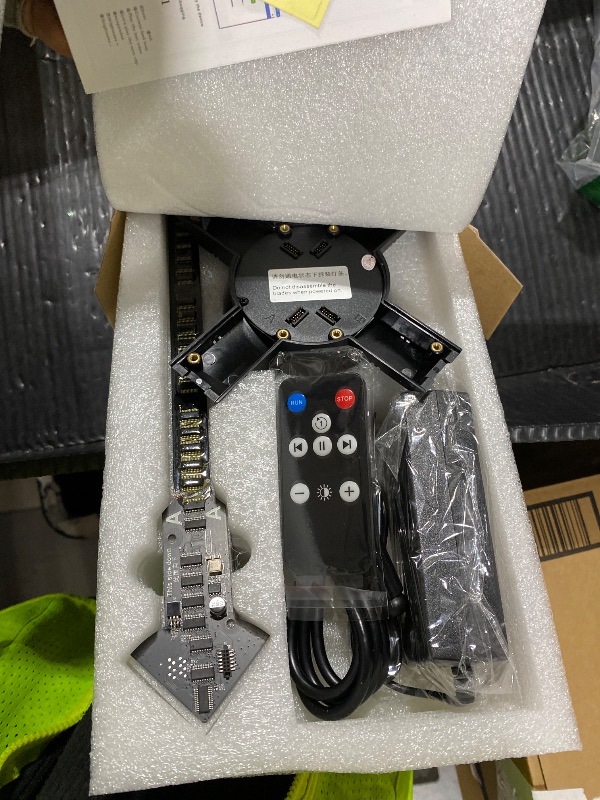 Photo 1 of **DAMAGED** 3Dhologramfan, 52cm 3Dhologramfan Projector HD LED Holographic Christmas Tree Advertising Display with Remote Bluetooth WiFi,1500 Video Library for Business,Bar,Halloween Missyou 20.5 Inch