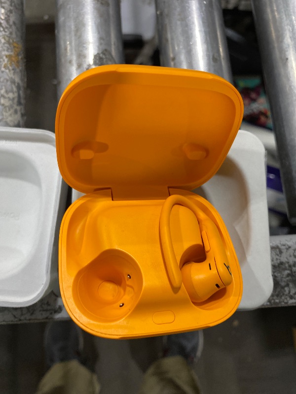 Photo 1 of Beats Powerbeats Pro 2 - Wireless Noise Cancelling Workout Earbuds with Secure- Fit Earhooks, Up to 45-Hour Battery with Charging Case, Sweat & Water Resistant, Heart Rate Monitoring - Electric Orange