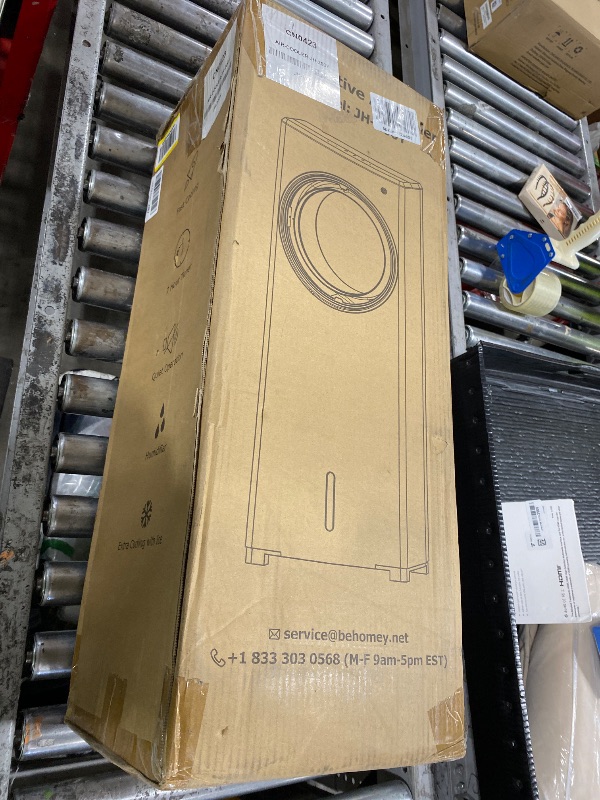 Photo 1 of AEROZY Windowless Portable Air Conditioner, Small Evaporative Air Cooler for Room No Window, 3-Speed Settings, 4 Modes, 7H Timer, Remote Control, 4 Ice Packs, Quiet AC Unit for Bedroom - 5