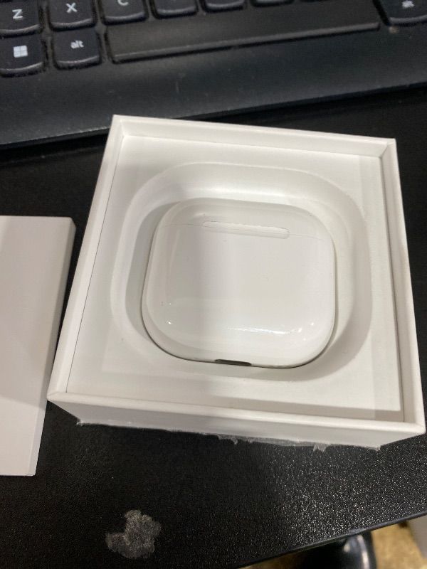 Photo 1 of Apple AirPods 4 Wireless Earbuds, Bluetooth Headphones, with Active Noise Cancellation, Adaptive, Transparency Mode, Personalized Spatial Audio, USB-C Charging Case, Wireless Charging, H2 Chip
