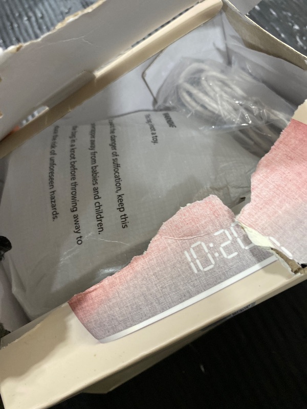 Photo 1 of HOUSBAY Sunrise Alarm Clock, White Noise Sound Machine for Bedroom | Natural Wake-Up Light with Gentle Alarm Sounds, 20 Soothing Sleep Aids, Dimmable Display, Screen-Free Design