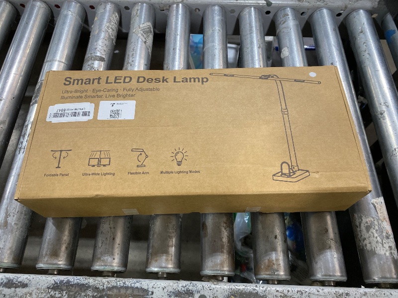 Photo 1 of ONEMIX 42" LED Desk Lamp for Home Office, Eye-Caring Desk Light with Adjustable 4-Segment Bar, 1800LM Bright, Remote, Architect Table Lamp with Base for Dual Monitors, Reading, Study, Workbench(White)