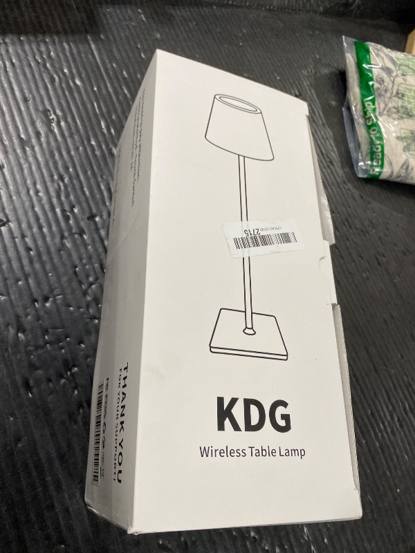 Photo 1 of **PARTIAL SET**KDG 2 Pack Cordless Table Lamp,Portable LED Desk Lamp, 4000mAh Battery Operated, 3 Color Stepless Dimming Up, for Restaurant/Bedroom/Bars/Outdoor Party/Camping/Coffee Shop Night Light(Brown)