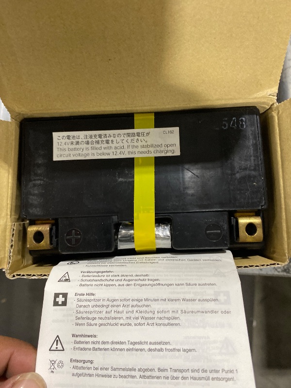 Photo 1 of Honda CB900F (919) Battery (2002-2006)