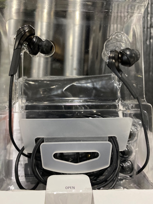 Photo 1 of Audio Technica Solid BASS in-Ear Earphones, Wired, Deep Bass, Supports High Resolution Sound Sources, Black ATH-CKS770X BK