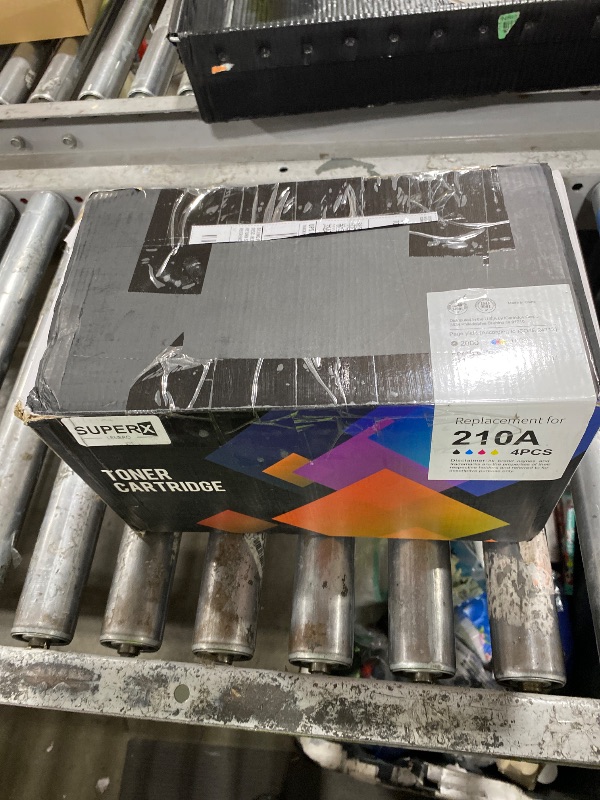 Photo 1 of 210A Toner Cartridges 4 Pack Replacement for HP 210A 210X Toner Compatible for HP Color Laserje MFP 4301fdw Wireless MFP Pro 4301fdn 4201dw 4201dn Color Pro MFP 4301 4201 Series Printer (with Chip)