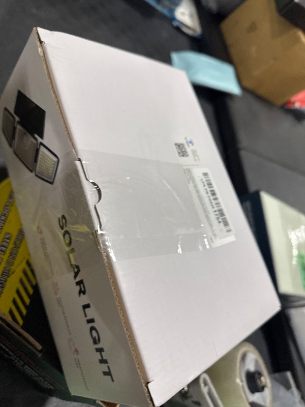 Photo 1 of daphino 2500LM Solar Lights Outdoor with Motion Sensor,3 Head 270° Wide Angle Street Area Lights, IP65 Waterproof Security Lighting with 3 Modes(Non-Remote,2 Pcs)