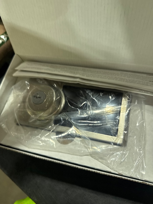 Photo 1 of Kwikset HomeConnect 918 Contemporary Z-Wave Long Range Enabled Touchscreen Lock Works with Ring Alarm, Samsung SmartThings Hub Required, Sold Seperately in Satin Nickel