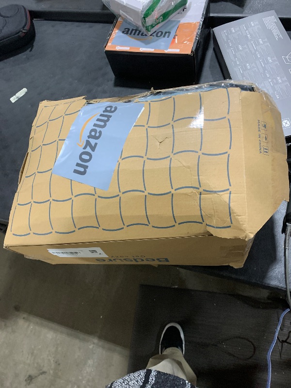 Photo 1 of Bedsure Super King Plus Size Comforter Set, Grayish Blue Soft Prewashed Bedding for All Seasons, 3 Pieces GentleSoft™ Bed Set, 1 Lightweight Comforter (128"x120") and 2 Pillowcases (20"x36")