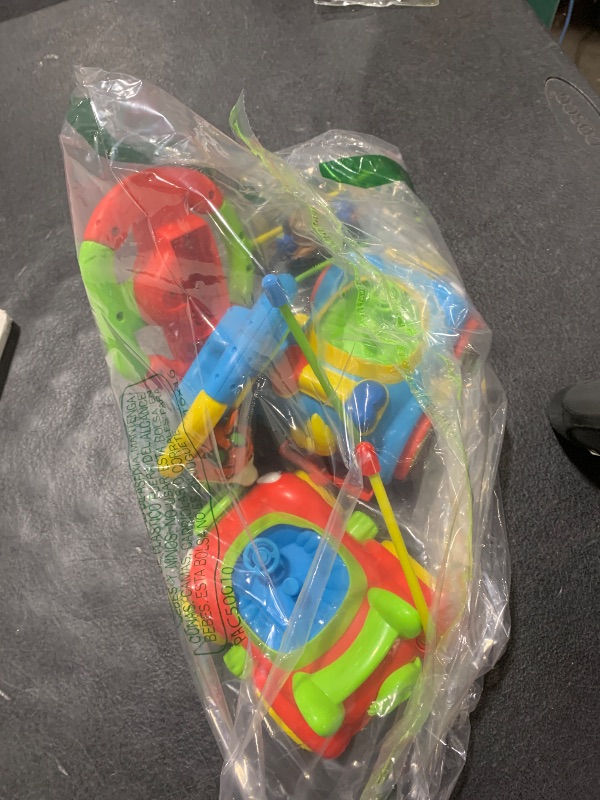 Photo 1 of lalalark 2 Pack Remote Control Car for Toddlers, RC Cars with Cartoon Figure, Kids Toy Bumper Cars with LED Lights and Sounds, Light Up Car with Music, Christmas Birthday Gift for Boys Girls