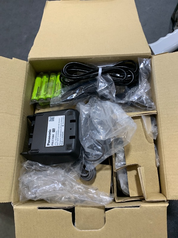 Photo 1 of Panasonic Cordless Phone with Advanced Call Block, Link2Cell Bluetooth, One-Ring Scam Alert, and 2-Way Recording, Answering Machine, 4 Handsets - KX-TGF944B (Black)