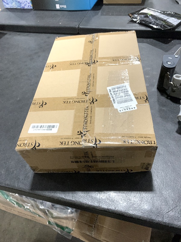 Photo 1 of StrongTek Ergonomic Wood Foot Rest for Enhanced Circulation & Comfort, 350lbs Capacity, Rocker Balance Board for Standing Desks, Non-Slip, No Assembly, 18" Wide - Ideal for Office/Home